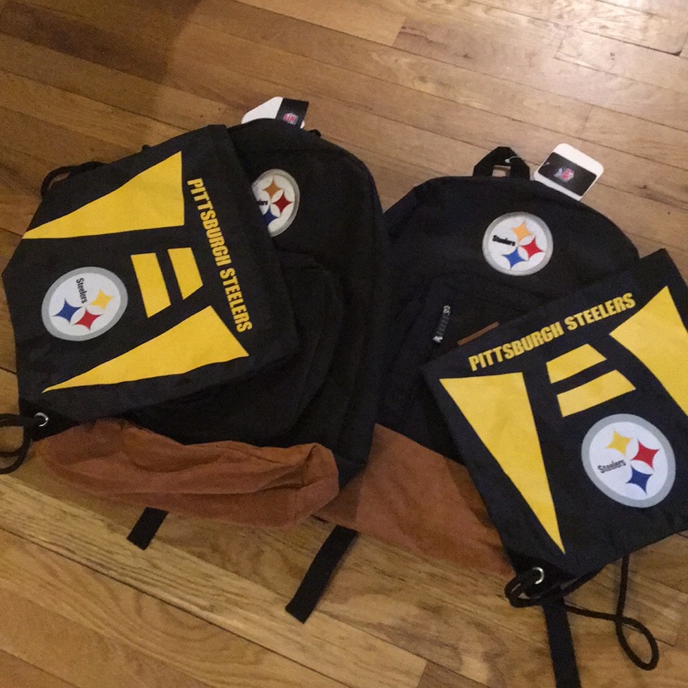 COPY - Steeler backpack with 2extra bags total 4 for sell